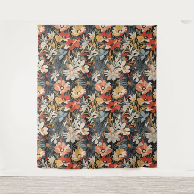 Motif floral 9 Tapisserie (Devant)