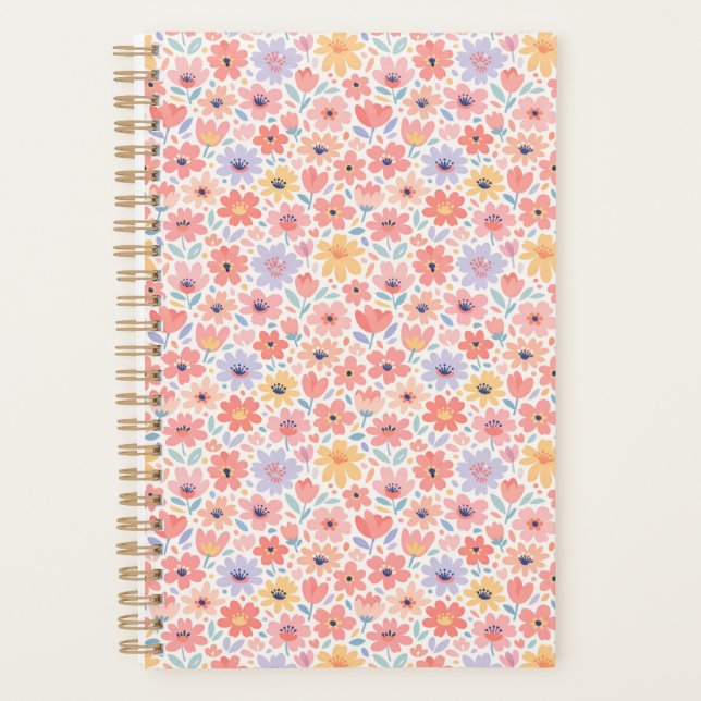 Motif floral abstrait moderne (Devant)