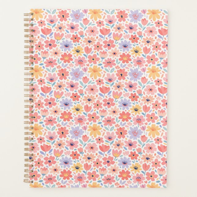Motif floral abstrait moderne (Devant)