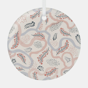Motif floral artistique, décoration d'automne orne