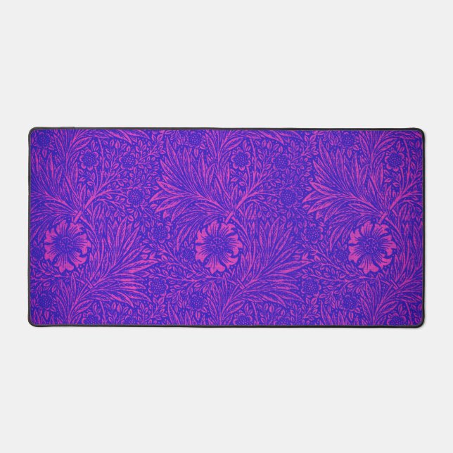 motif floral bleu rose rose vintage (Recto)