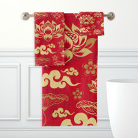Motif floral de lotus chinois asiatique oriental t