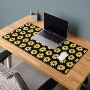 Motif floral de Marguerite Africaine Jaune sur fon