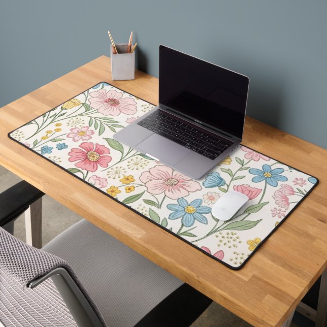 Motif floral d'été de fleurs sauvages (Bureau 2)