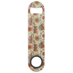 Motif floral d'été fait de feuille