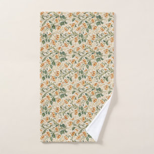 Motif floral élégant vintage lily orange