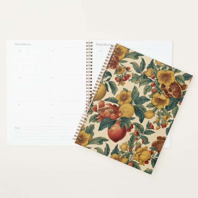 Motif floral grenade de William Morris Fruit (Devant avec enveloppe)