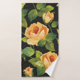 Motif floral incomparable avec de beaux roses