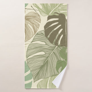 Motif floral incomparable de la Monstera del Tropi
