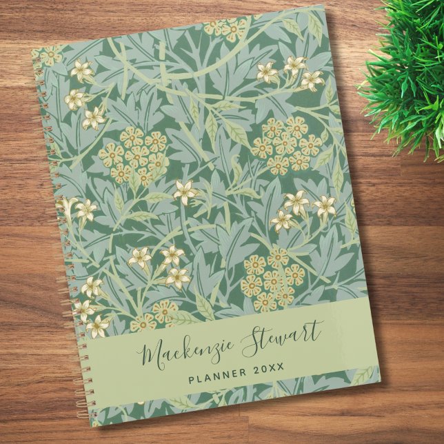 Motif floral jasmin vert 2026 (Créateur téléchargé)