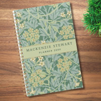 Motif floral jasmin vert 2026