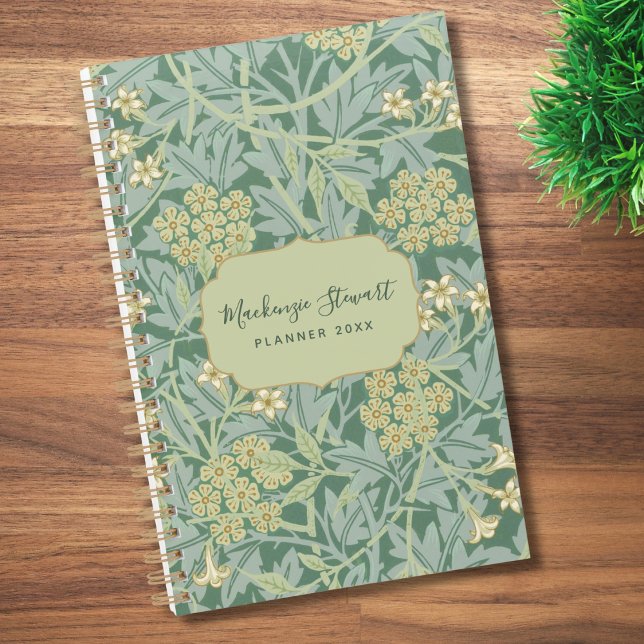 Motif floral jasmin vert 2026 (Créateur téléchargé)