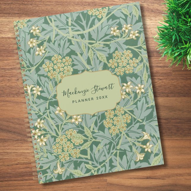 Motif floral jasmin vert 2026 (Créateur téléchargé)