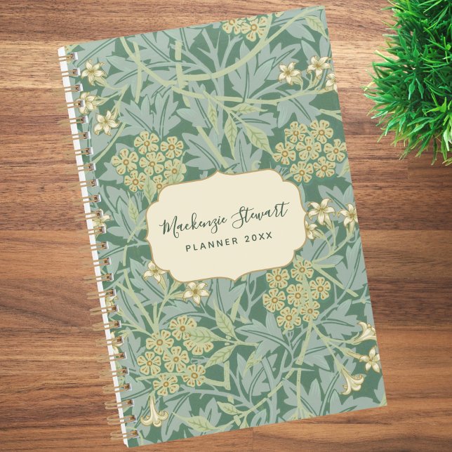 Motif floral jasmin vert 2026 (Créateur téléchargé)