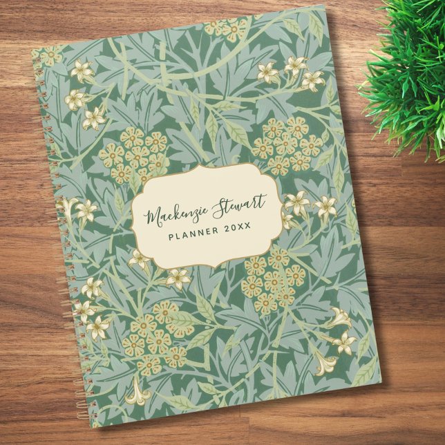 Motif floral jasmin vert 2026 (Créateur téléchargé)