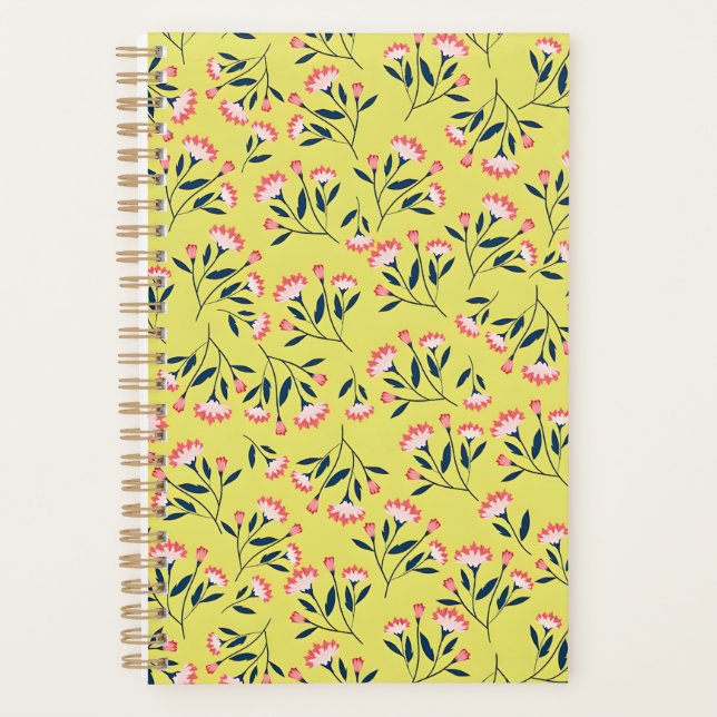  Motif floral joyeux : Fleurs roses  (Devant)