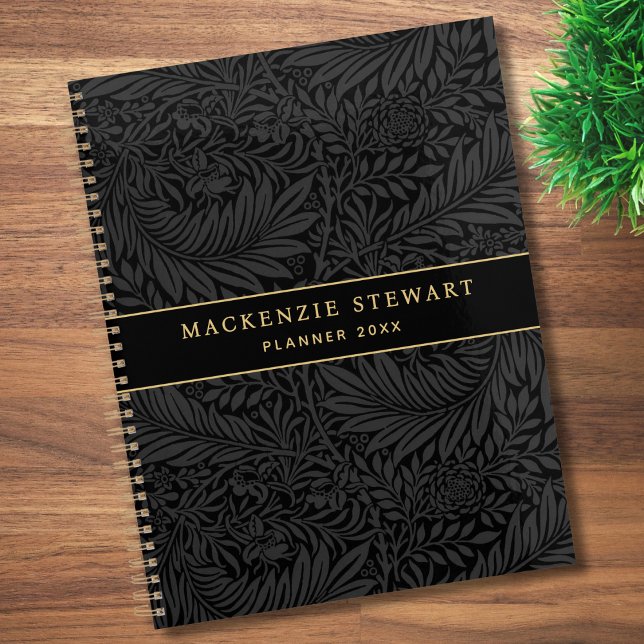 Motif floral noir élégant 2026 (Créateur téléchargé)