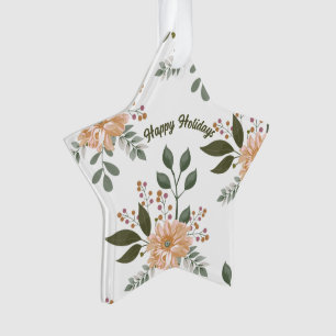 Motif floral - Ornement en acrylique