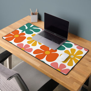 Motif floral rétro des années 70