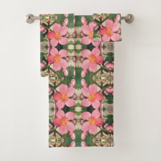 Motif floral rose