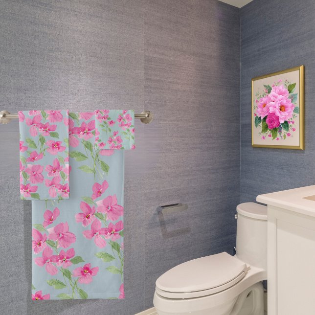 Motif floral rose aquarelle (Créateur téléchargé)