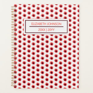Motif floral rouge quotidien