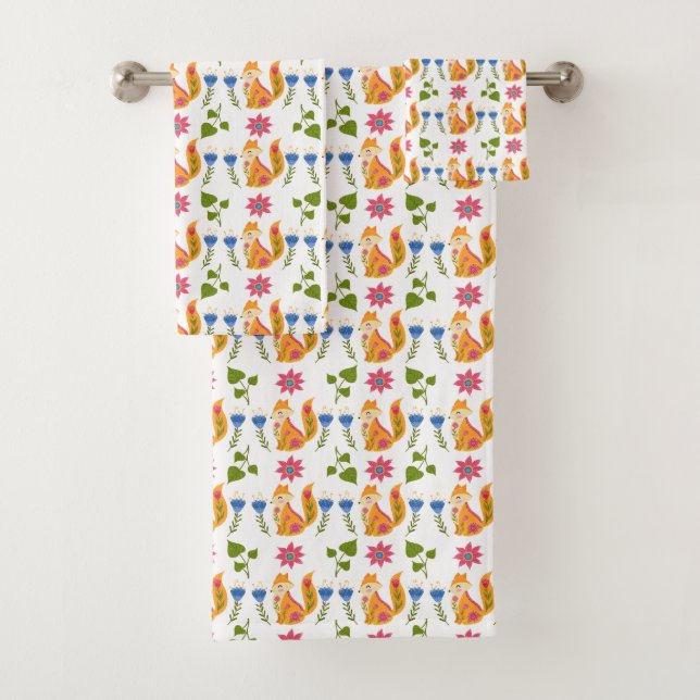 Motif floral rusé assez en pastel (En situation)
