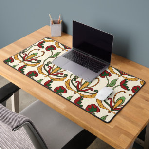 Motif floral sans couture avec des fleurs rouges e
