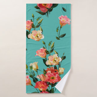Motif floral sans couture dans le style victorien.