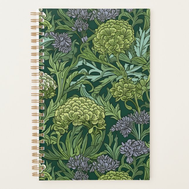 Motif floral sans couture de style William Morris (Devant)