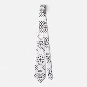 Motif floral sans couture sur cravate