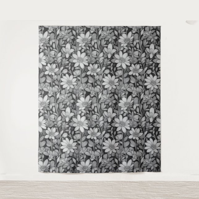 Motif Floral Tapisserie 7 Mono (Devant)