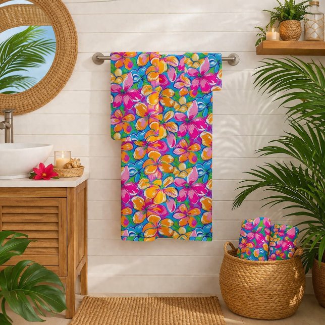 Motif Floral Tropical Coloré (Créateur téléchargé)