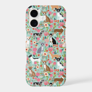 Motif floral vintage de chiwawa Girly