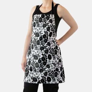 Motif Floral vintage Inspiré sur tout le tablier