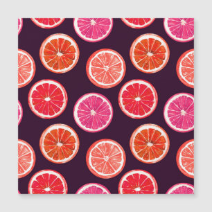 Motif foncé Citrus peint à la main