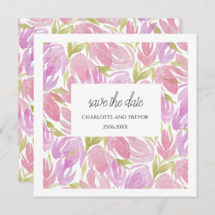 Motif Fuchsia rose violet d'aquarelle