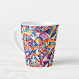 motif géométrique Abstrait 23 - Latte Mug