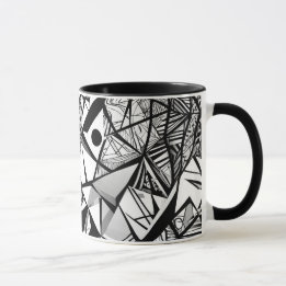 motif géométrique Abstrait 24 - Café Mug