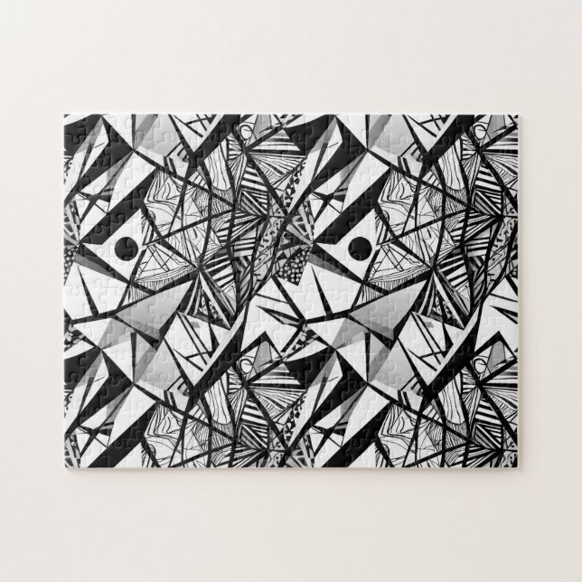motif géométrique Abstrait 24 - Puzzle (Horizontal)