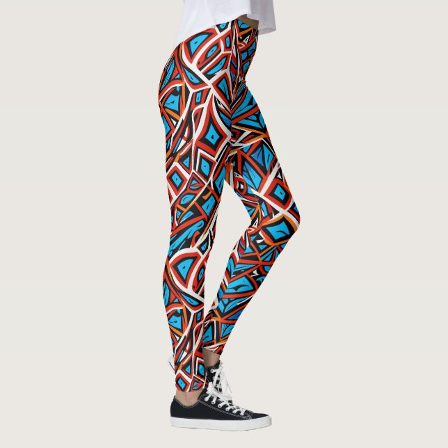 motif géométrique Abstrait 31 - Leggings (Droite)
