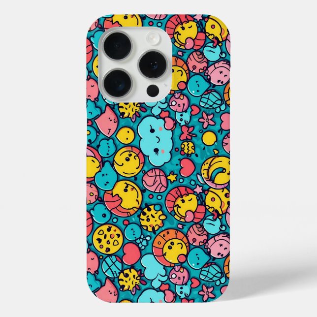 motif géométrique Abstrait 33 - Coque iphone (Verso)