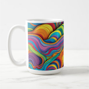 Motif géométrique abstrait 34 - Tasse à café