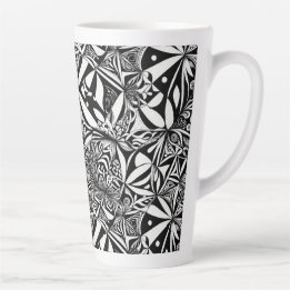 motif géométrique Abstrait 37 - Latte Mug