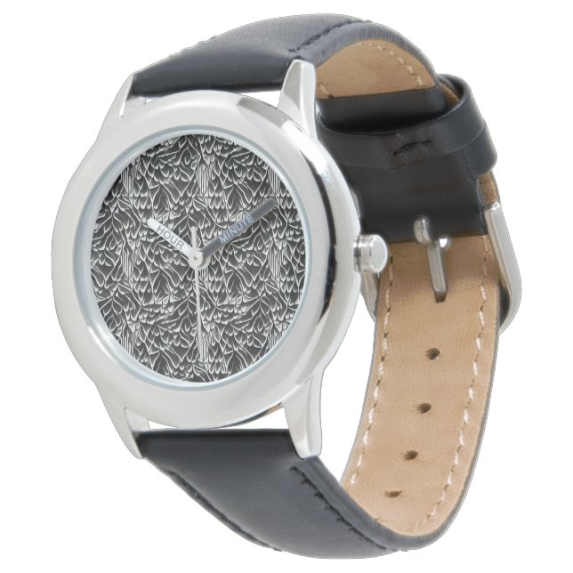 motif géométrique Abstrait 38 - Montre Homme (Incliné)