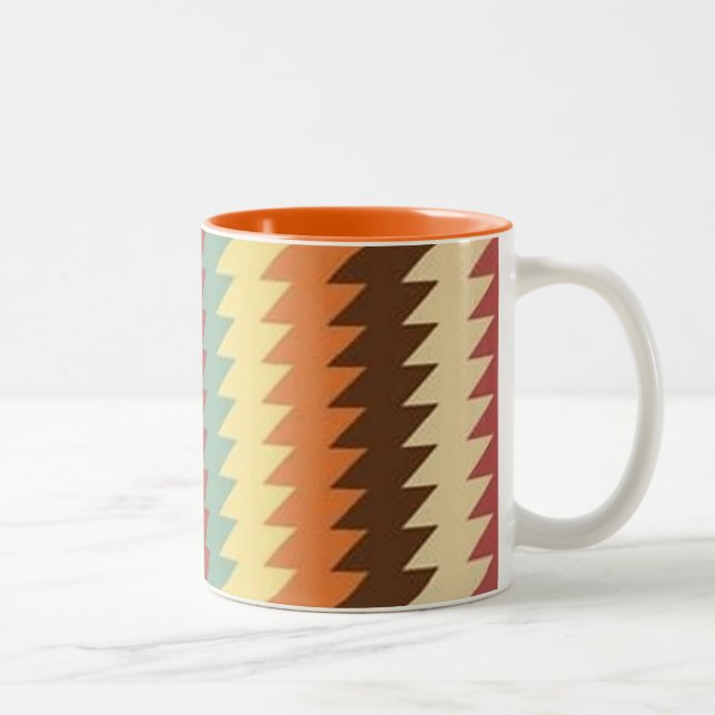 Motif géométrique Abstrait - Mug (Droit)