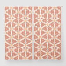 Motif géométrique Abstrait Orange moderne