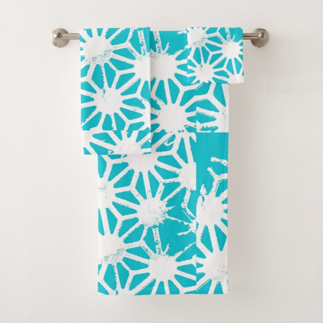 Motif géométrique Aqua (En situation)