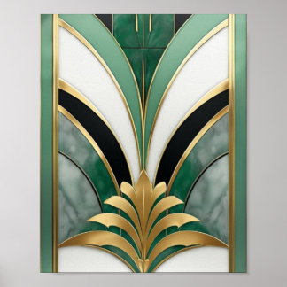 Motif géométrique Art déco