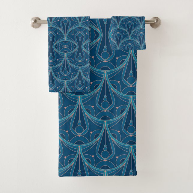 Motif géométrique Art Déco répétitif (En situation)